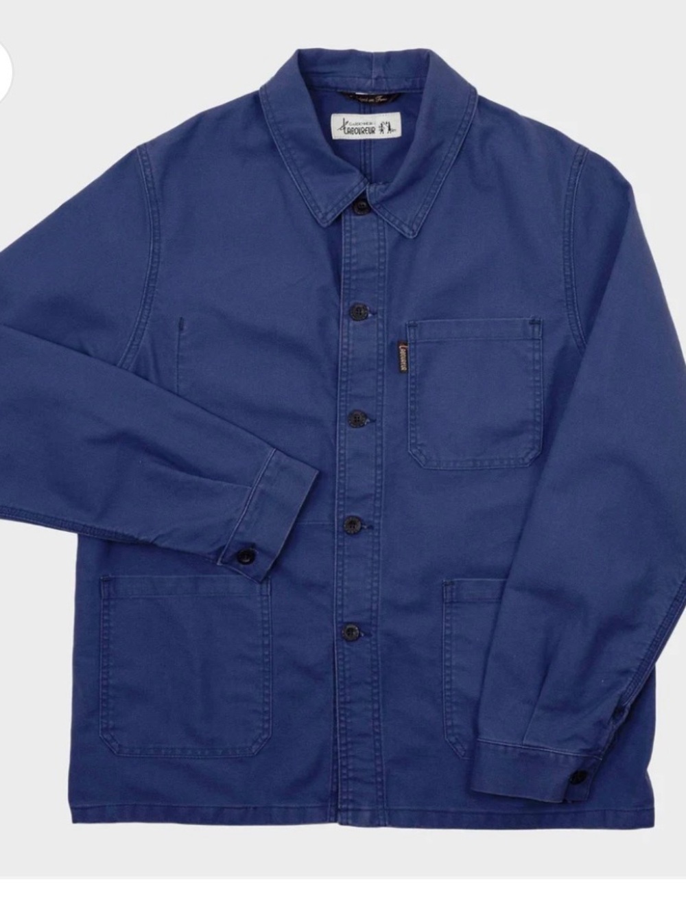 Men's Indigo Lightweight Shirt Jacket by Le Laboratoire x Gardenheir